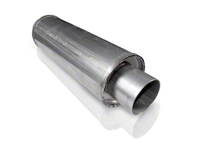 Stainless Works 2in VINTAGE ROUND MUFFLER - VR22
