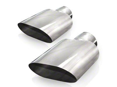 Stainless Works Big Oval Exhaust Tips 3in Inlet