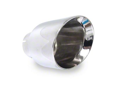 Stainless Works Conical Double Wall Slash Cut Exhaust Tip - 799300