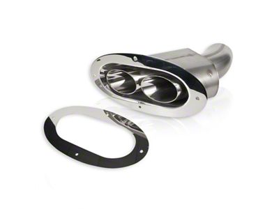 Stainless Works Angled-Oval Through-Body Tip With Tubes - ST2815