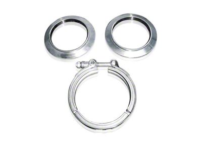 Stainless Works V Band SS Coupling Kit for 3in tubing