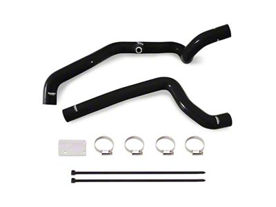 Mishimoto 18+ Jeep Wrangler JL 2.0L Black Silicone Radiator Coolant - MMHOSE-JLH-18BK