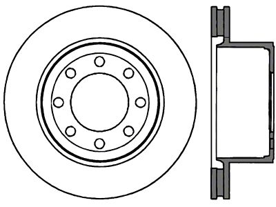 StopTech Power Slot 05-11 Ford F250/F350 PU 2WD/4WD Rear Left - 126.65113CSL
