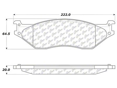StopTech Sport Brake Pads w/Shims - Rear - 309.10660