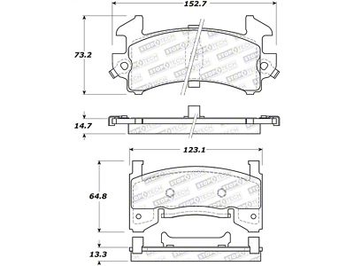 StopTech Street Brake Pads - 308.01540