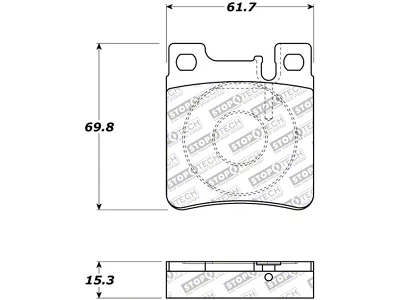 StopTech Street Touring Brake Pads - 308.06030