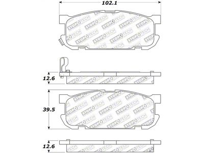 StopTech Street Touring 01-05 Miata w/ Sport Suspension Rear Brake - 308.08910