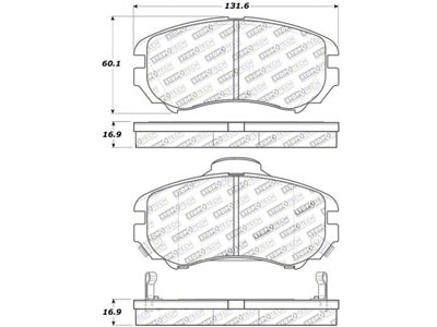 StopTech Street Touring Brake Pads - 308.09240