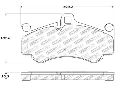 StopTech Street Touring Brake Pads - 308.09910