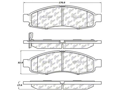 StopTech Street Touring 05 Nissan Titan Front Brake Pads - 308.11830