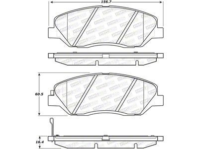 StopTech Street Brake Pads - 308.12020