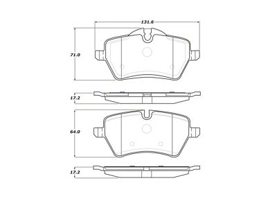 StopTech Street Touring 06-09 Mini Cooper/Cooper S Front Brake Pads - 308.12040