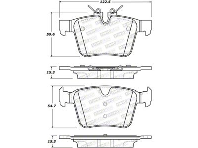 StopTech Street Brake Pads - Front - 308.18210