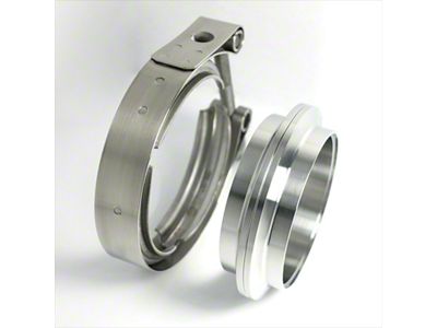 Stainless Bros 3.0in 304SS V-Band Assembly - 2 Flanges/1 Clamp - 603-07610-0002