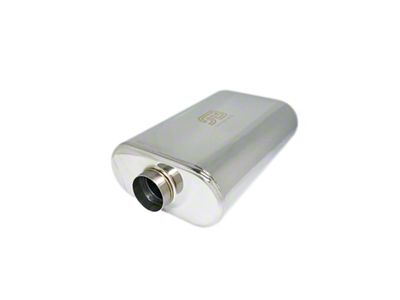 Stainless Bros 3in x 17.0in OAL Lightweight Muffler - Matte - 616-07623-0200