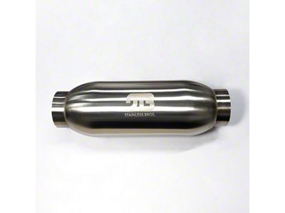 Stainless Bros 4in Body x 18in Length 3in Inlet/Outlet Bullet - 615-07646-0111