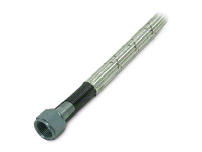 NOS Stainless Steel Braided Hose; -3AN; 3 in.; Red; - 15011