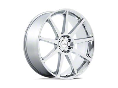Status Mammoth Chrome Wheel; 22x9.5; 25mm Offset