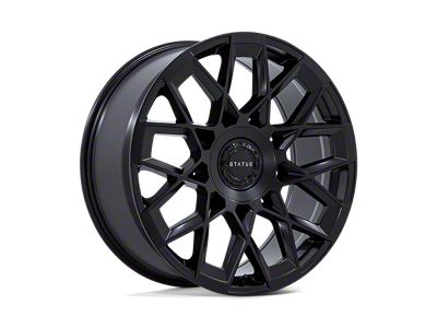 Status Matrix Matte Black Wheel; 22x9.5; 30mm Offset