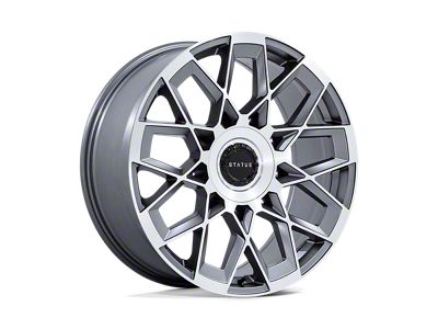 Status Matrix Anthracite Mirrored Wheel; 24x10; 20mm Offset