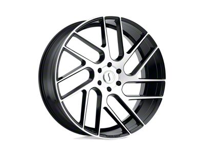 Status Juggernaut Gloss Black with Machined Face Wheel; 24x9.5; 30mm Offset