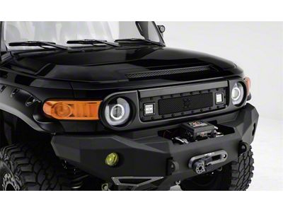 T-REX Grilles Stealth Torch Grille, Black, Mild Steel, 1 Pc, Insert - 6319321-BR