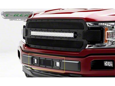 T-REX Grilles Stealth Torch Series LED Light Grille - 6325791-BR