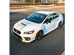 CS Performance Package Side Skirts; Primer Black (15-21 WRX STI)
