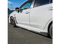 CS Version 2 Package Side Skirts; Carbon Fiber (15-21 WRX STI)
