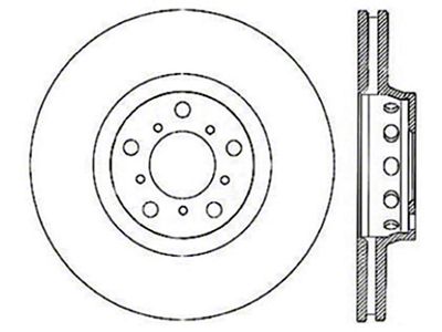 StopTech 00-03 BMW M5 Drilled Left Front Rotor - 128.34062L