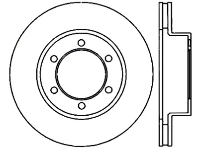 StopTech 00-06 Toyota Tundra / 01-07 Toyota Sequoia Front Right - 127.44118CR