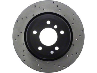 StopTech 01-06 BMW 330 Drilled Left Rear Rotor - 128.34057L