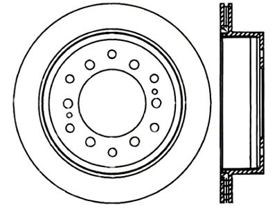 StopTech 01-07 Toyota Sequoia/03-09 4 Runner / 03-09 Lexus GX470 - 126.44128CSR