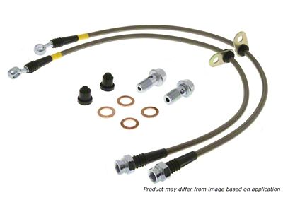 StopTech 02-06 Acura RSX Front SS Brake Lines - 950.40003