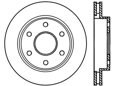 StopTech 02-06 Cadillac Escalade / Chevrolet Avalanche 1500 Front Left - 126.66040CSL