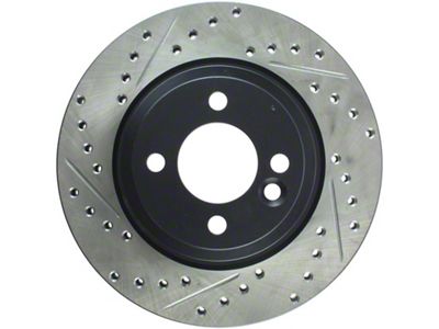 StopTech 02-07 Mini Cooper/Cooper S Slotted & Drilled Right Front - 127.34067R
