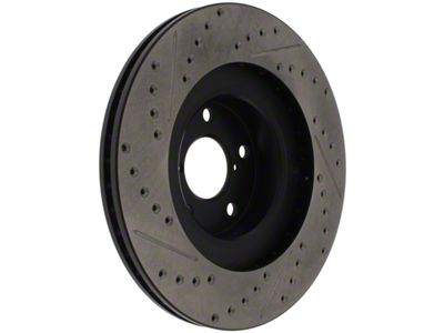 StopTech 02-10 Subaru WRX Slotted & Drilled Right Front Rotor - 127.47018R