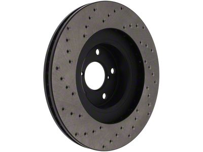 StopTech 02-10 WRX Drilled Left Front Rotor - 128.47018L