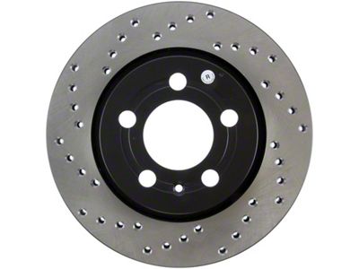 StopTech 03-05 VW Golf GTi vented rear discs Drilled Right - 128.33069R