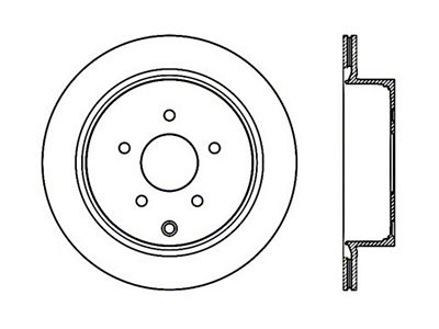 StopTech 03-07 Infiniti FX35/45 Drilled Right Rear Rotor - 128.42078R