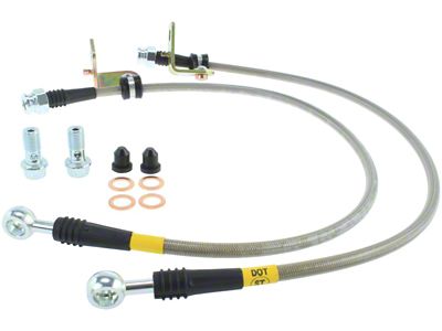StopTech 03-08 Hyundai Tiburon Front Stainless Steel Brake Lines - 950.51000