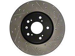 StopTech 04-08 Acura TL Brembo Caliber SportStop Slotted & Drilled - 127.40062L