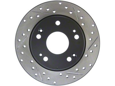 StopTech 04-08 Acura TSX / 03-07 Honda Accord SportStop Slotted - 127.40055L