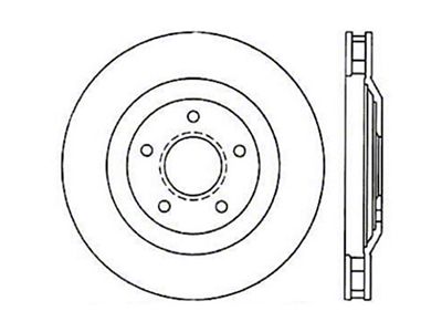 StopTech 04 & 08 Cadillac XLR/XLR-V / 97-04 Chevy Corvette - 127.62059L