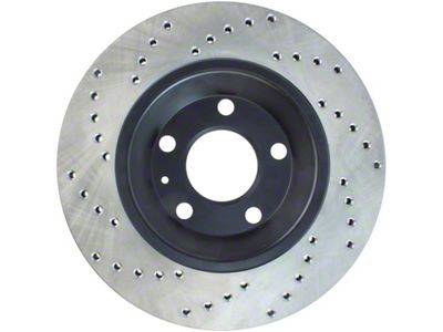 StopTech 04-09 Audi S4 Rear Left Drilled Rotor - 128.33088L