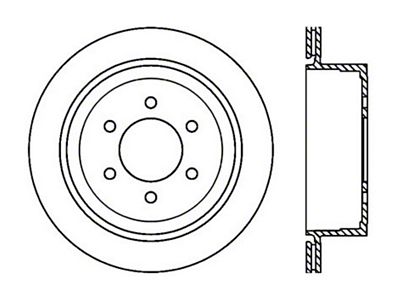 StopTech 04-09 Ford F150 2WD / 04-09 F150 4WD Drilled - 128.65102R