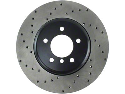 StopTech 04-10 BMW 5-Series & 6-Series Drilled Right Front Rotor - 128.34071R