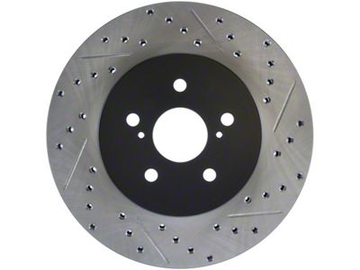 StopTech 04 Lexus RX330 SportStop Slotted & Drilled Left Rear - 127.44130L