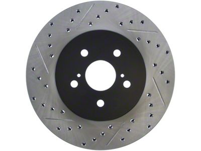 StopTech 04 Lexus RX330 SportStop Slotted & Drilled Right Rear - 127.44130R