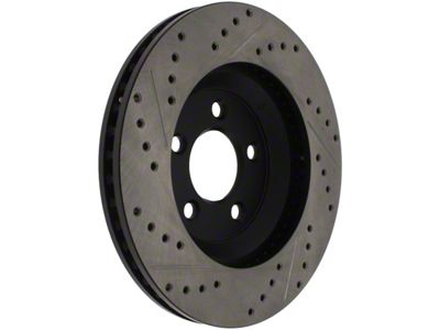 StopTech 05-10 Ford Mustang GT Front Left Slotted & Drilled - 127.61086L